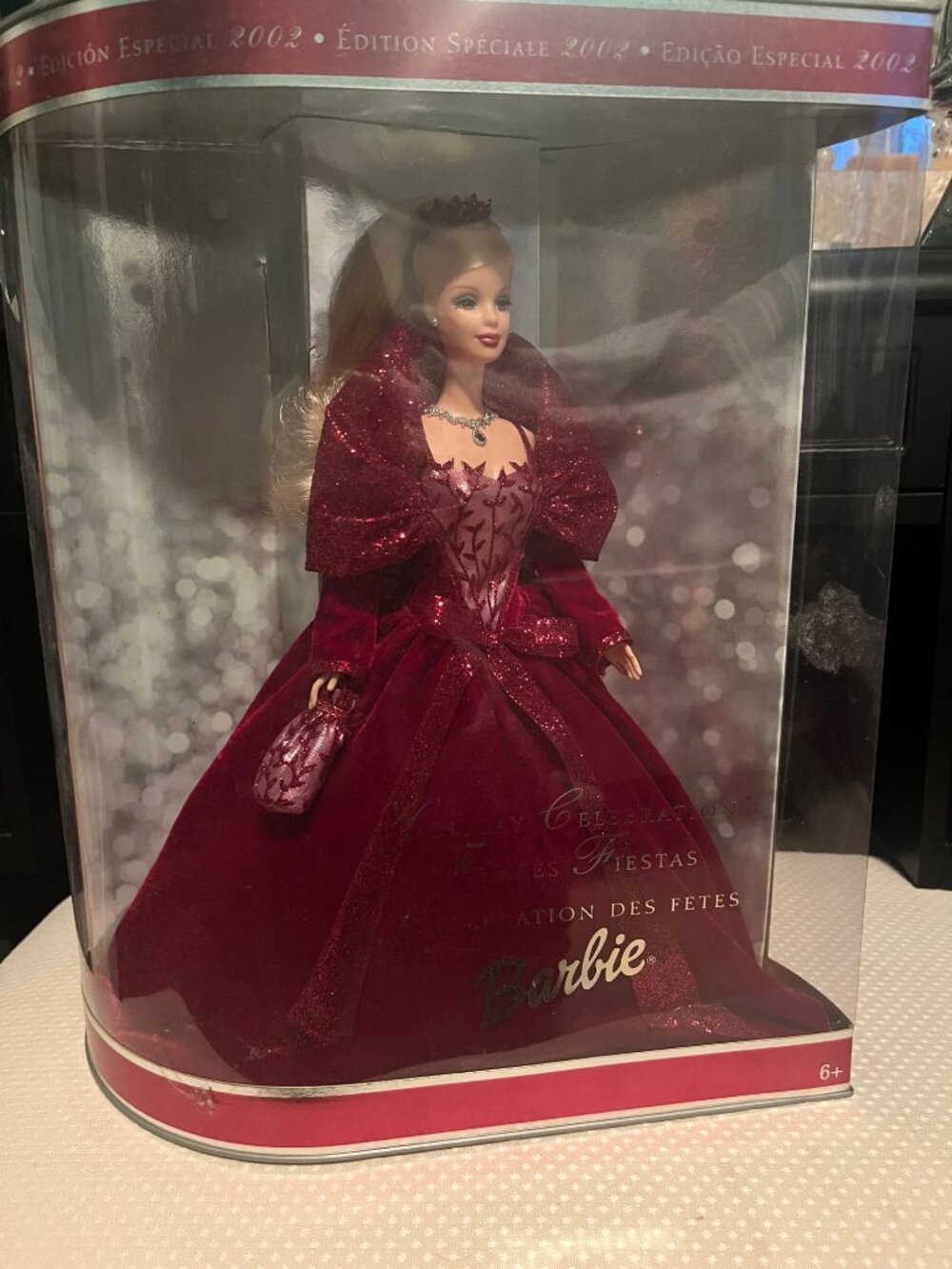 Special edition Holiday Celebration Barbie 2002